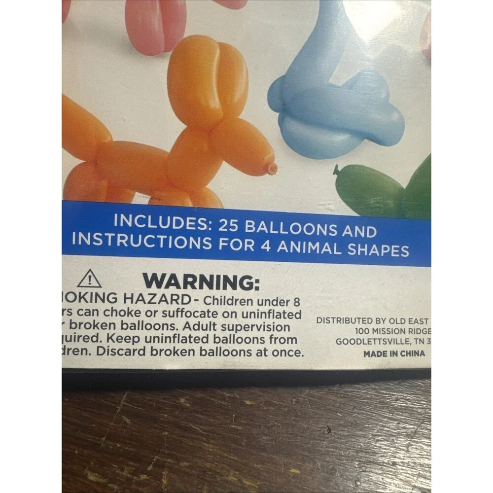 321 Party! Balloon Animal Kit, Assorted, 25 ct